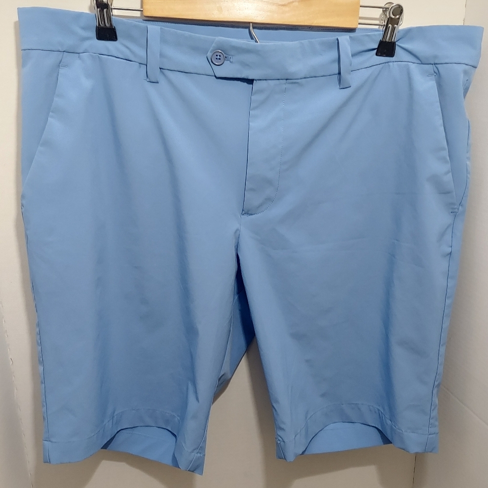 J Lindenberg golf shorts Mens Size 38 regular fit Light Sky Baby Blue Preppy